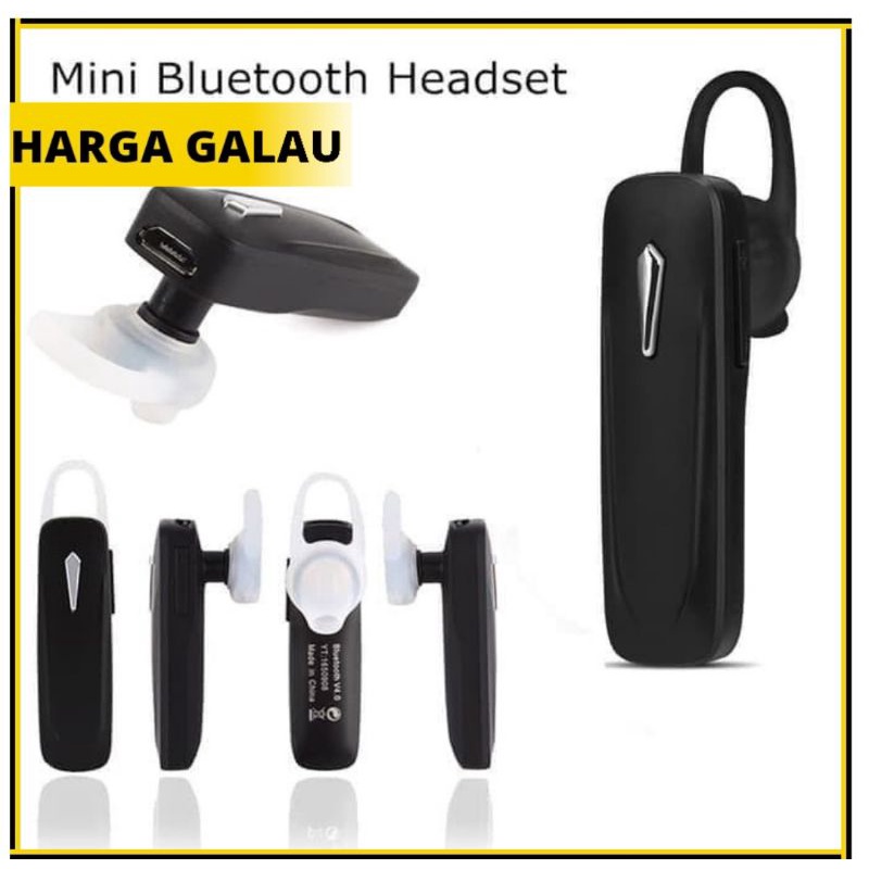 headset bluetooth single headset branded 1 kuping