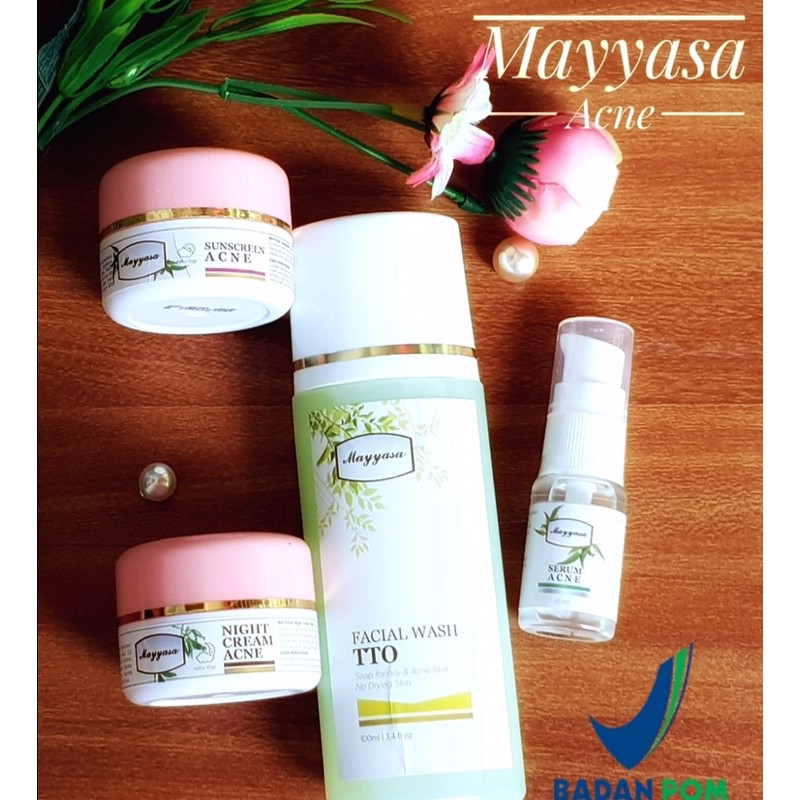 acne paket mayyasa (niacinamid, acid salycil, Aha)