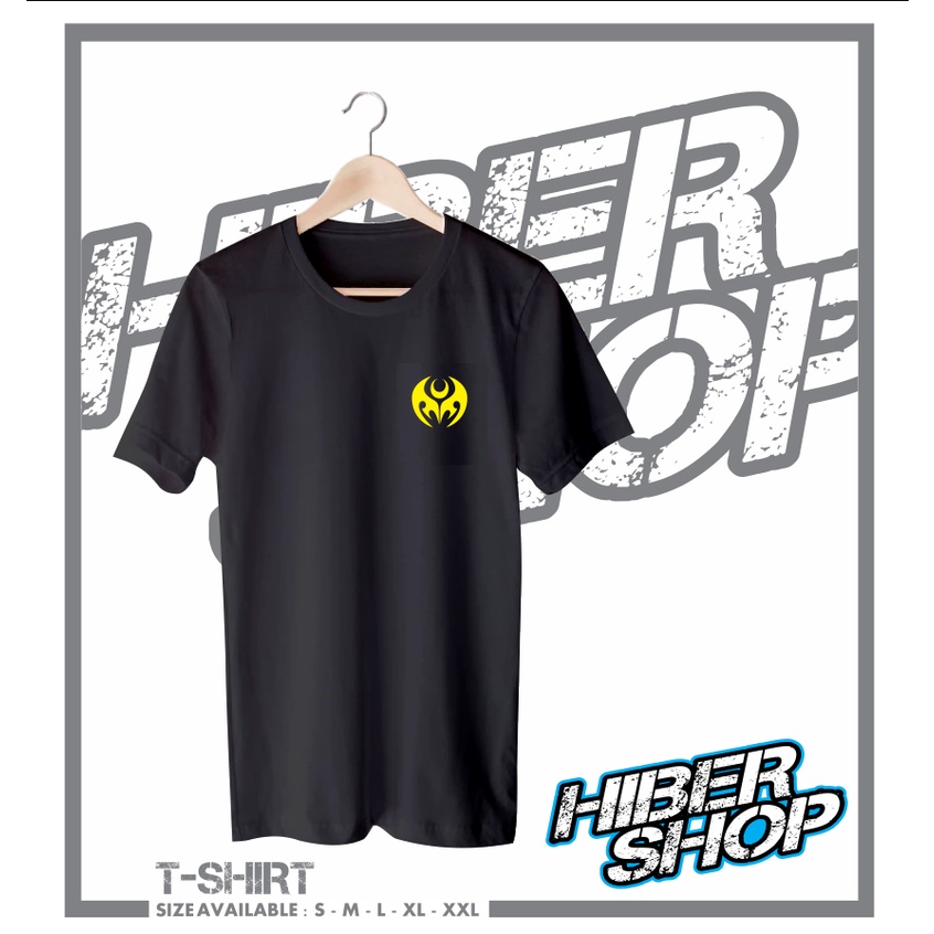KAOS / BAJU / T-SHIRT KAMEN RIDER KIVA LOGO SIMPLE KAOS SUPERHERO JEPANG MURAH - HIBER SHOP