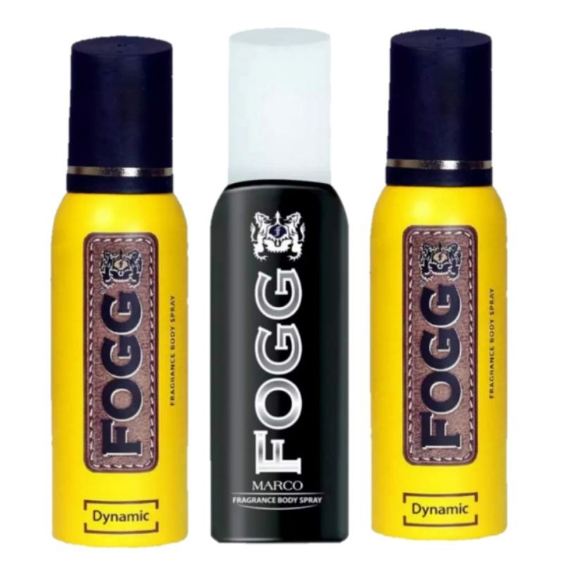 Paket Hemat Parfum Fogg 2 Dynamic & 1 Marco 120ml