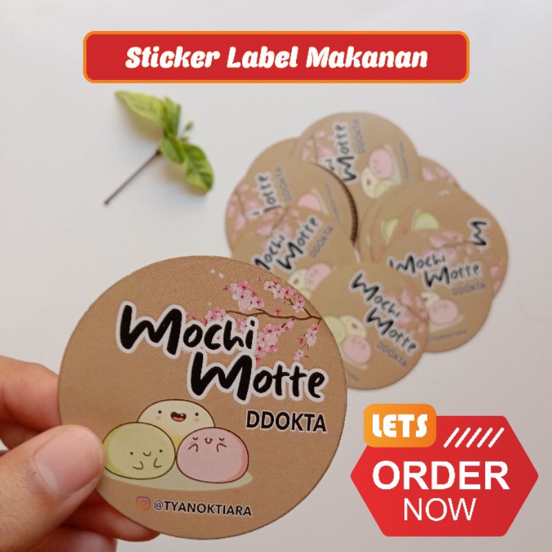 

Stiker Label Kemasan Makanan/Kue/Snack