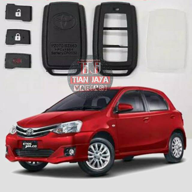 Casing Kunci Remot Toyota ETIOS VALCO Hardcase Remote Mobil