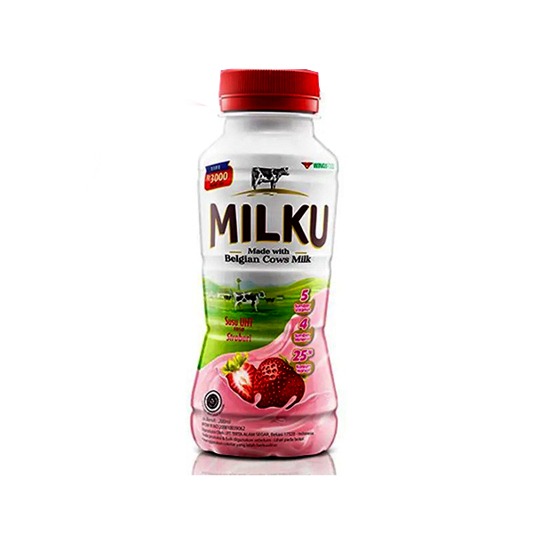 

MILKU UHT STROBERI 200 ML