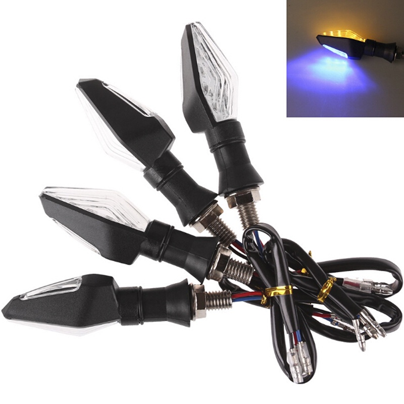 Lampu Sinyal Belok Sepeda Motor 12 led Amber +