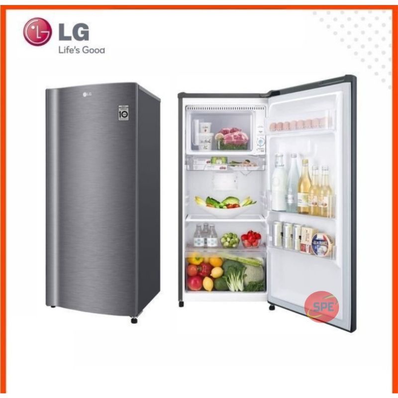 LG kulkas lemari Es 1 pintu GN 201 CLS