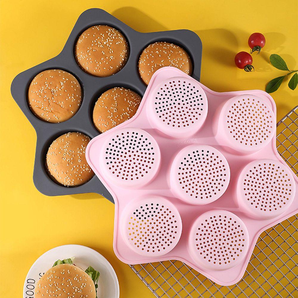 Solighter 7rongga Alat Baking Pan Mudah Dilepaskan Silikon