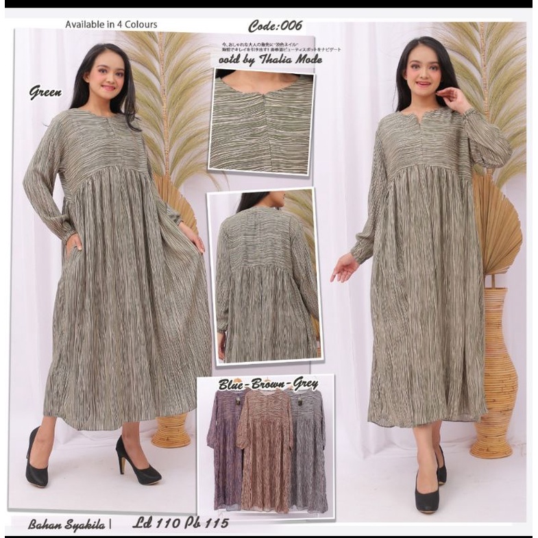 Blus Tunik Baju Muslim Terusan Wanita Lebaran Fashion Murah Terbaru Blus NR