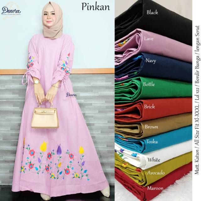 Pinkan maxi gamis