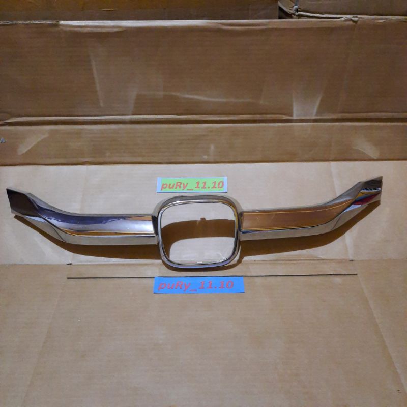 LIST GRILL GRIL HOOD MOLDING CARBON NEW HONDA BRIO SATYA BRIO RS ORI