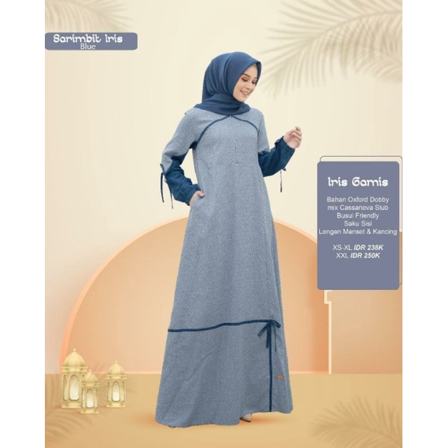 Iris gamis sarimbit nibras