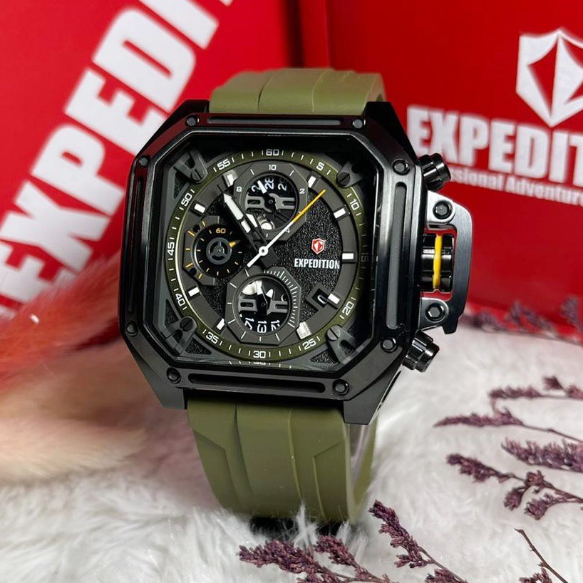 Jam Tangan Expedition Pria E 6812 E6812 EXP6812 EXP 6812 Original Garansi Resmi 1 Tahun