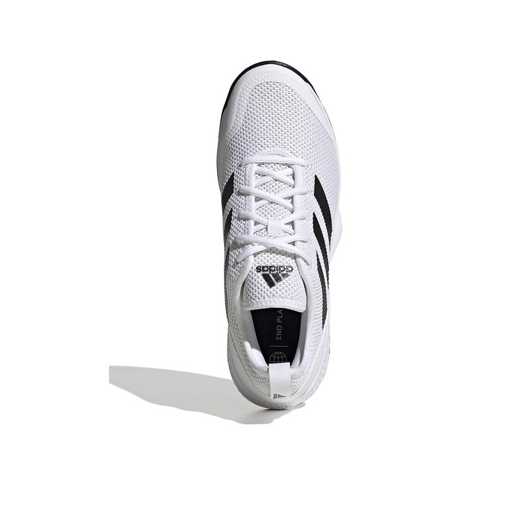 SEPATU OLAHRAGA ADIDAS PRIA ORIGINAL TRAINING COURTFLASH TENNIS WHITE