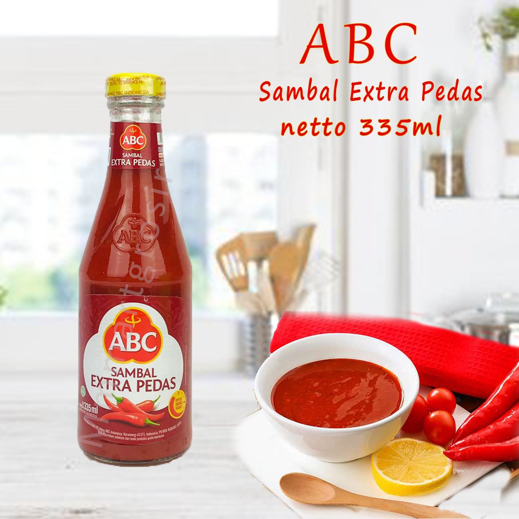 SAMBEL ABC EXTRA PEDAS 335ML / SAUS SAMBAL