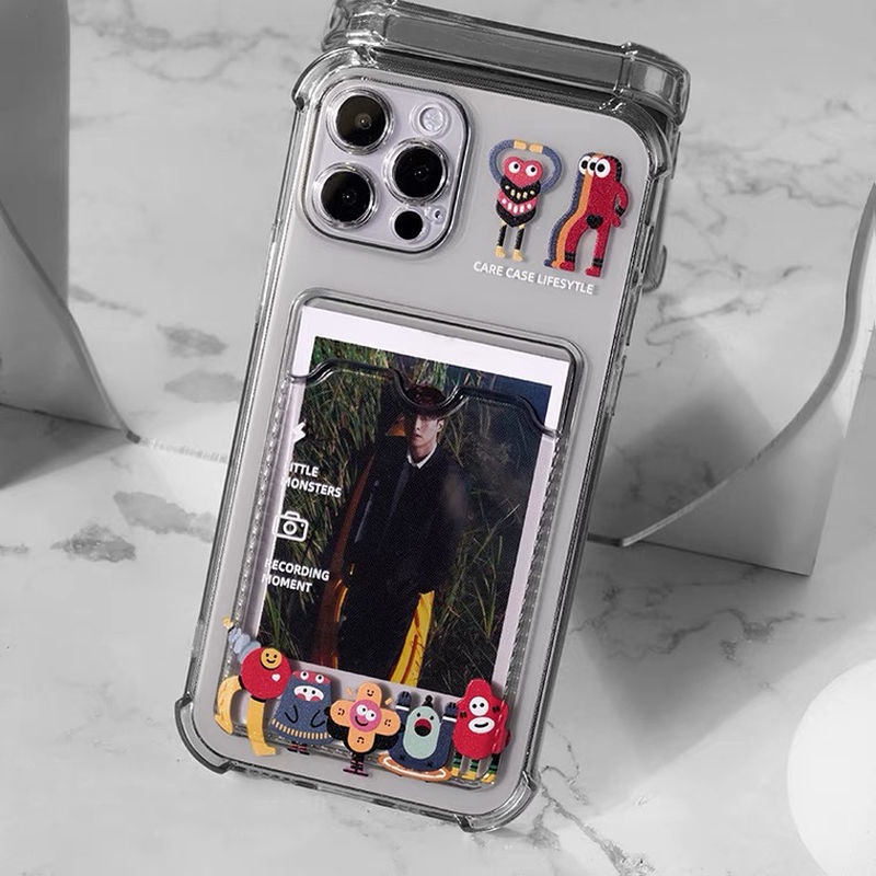 Soft Case Silikon Transparan Motif Monster Kecil Untuk Iphone 7 8 Plus X Xs Xr Xsmax 11 11pro 11promax 12 12pro 12promax 13 13pro 13gs