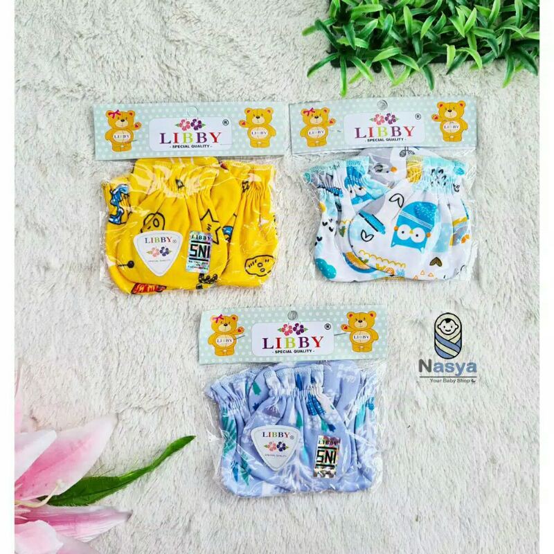 Sarung Tangan dan Kaki Bayi Libby Motif Terbaru