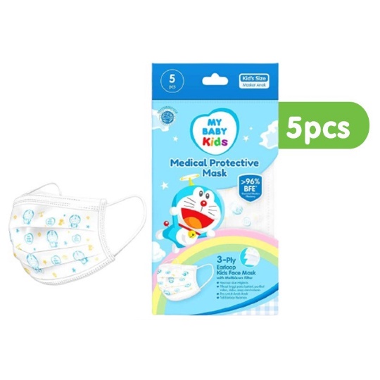 Masker Anak My Baby Kids Medical Protective Mask 3-Ply 5 pcs