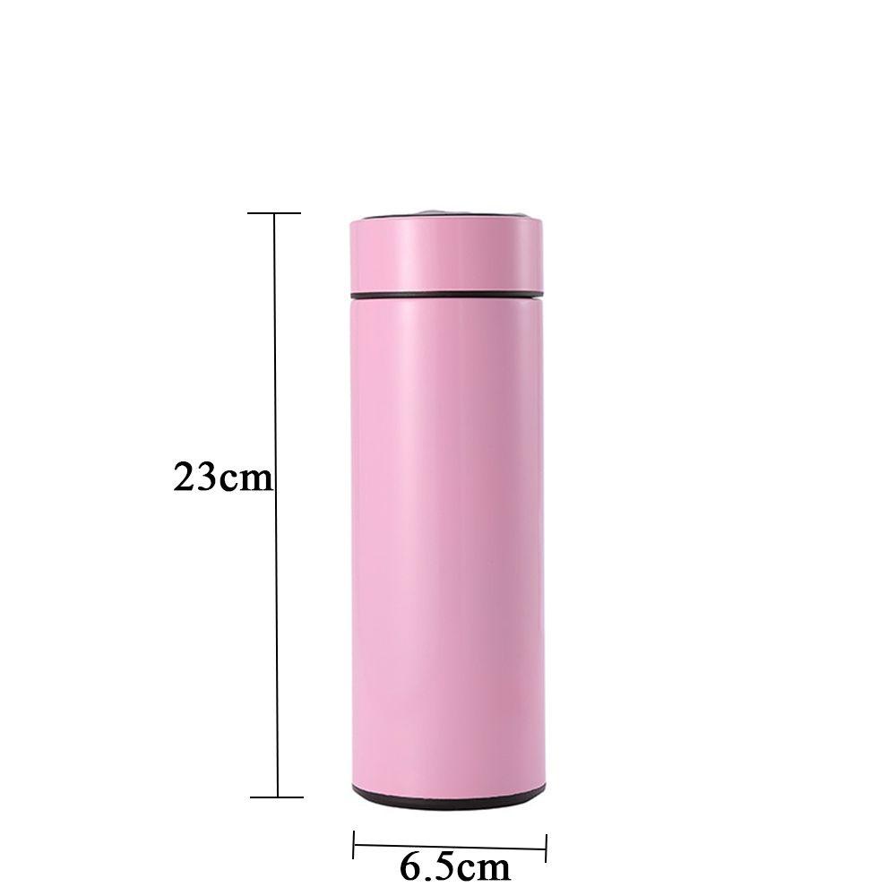 Solighter Thermos cup Drinkware Pengukur Suhu Vacuum Flasks Tampilan Suhu Cerdas