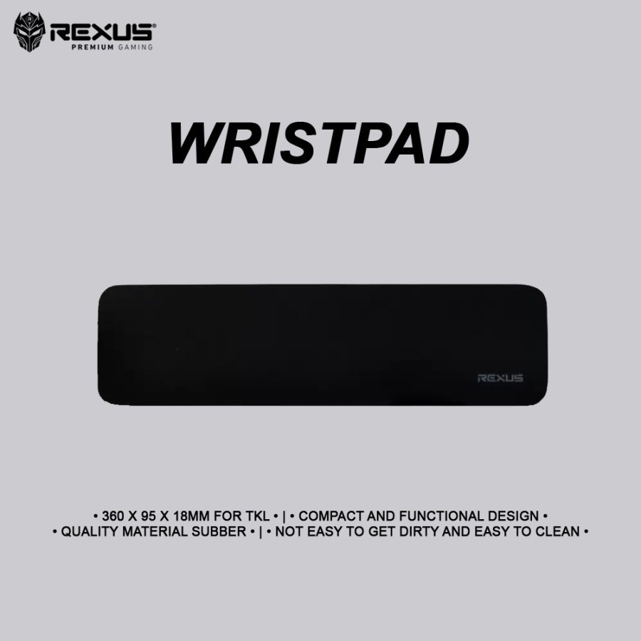 Wristpad Rexus WP1 / WP2 TKL &amp; Fullsize - Gaming Handrest - Original