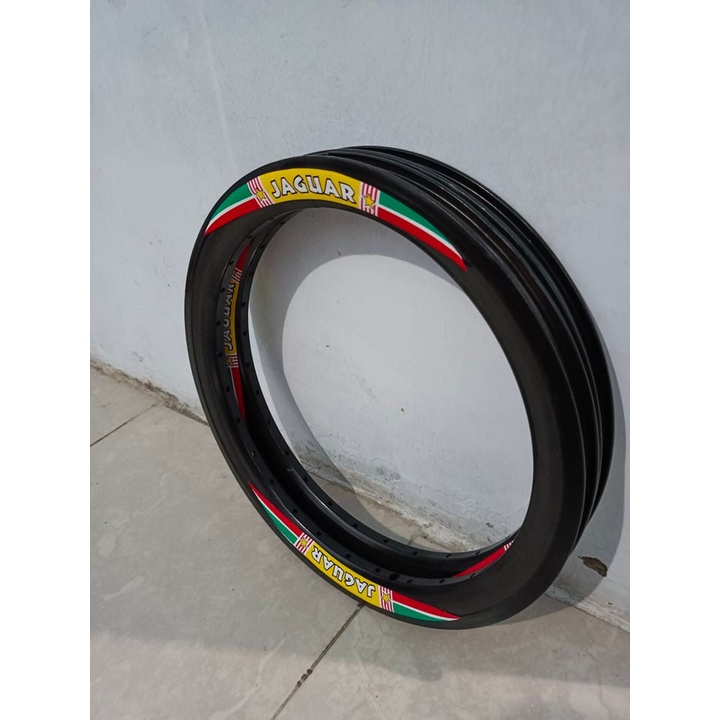 (Sepasang) Rims Velg Lipat Folding Seli 16 28 dan 32 Hole V brake Jaguar