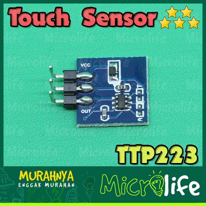 TTP223 SELFLOCK CAPACITIVE TOUCH SENSOR MODULE