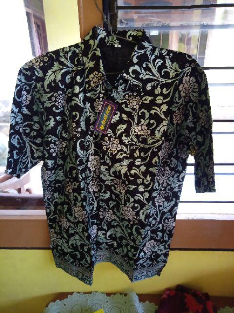 Baju Batik Couple Gamis Dilan Batik Bilda Modern Set Anak Muslim