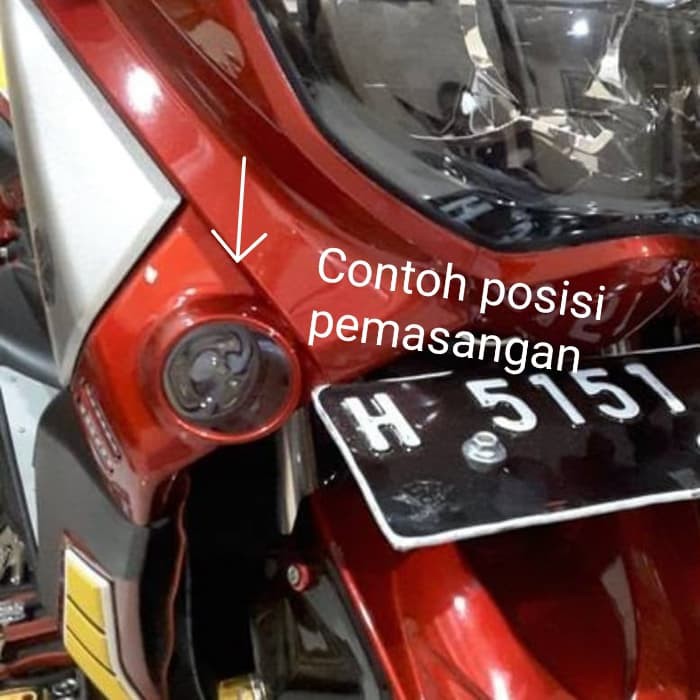 GOYANG HARGA; Lampu Sein Sen Depan + projector / Proyektor Projie Led Nmax Carbon 100%ORIGINAL