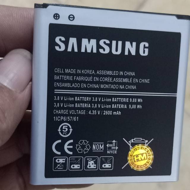Batre ORI 99,9 Samsung G530 /J2prime / J5 / Grand prime