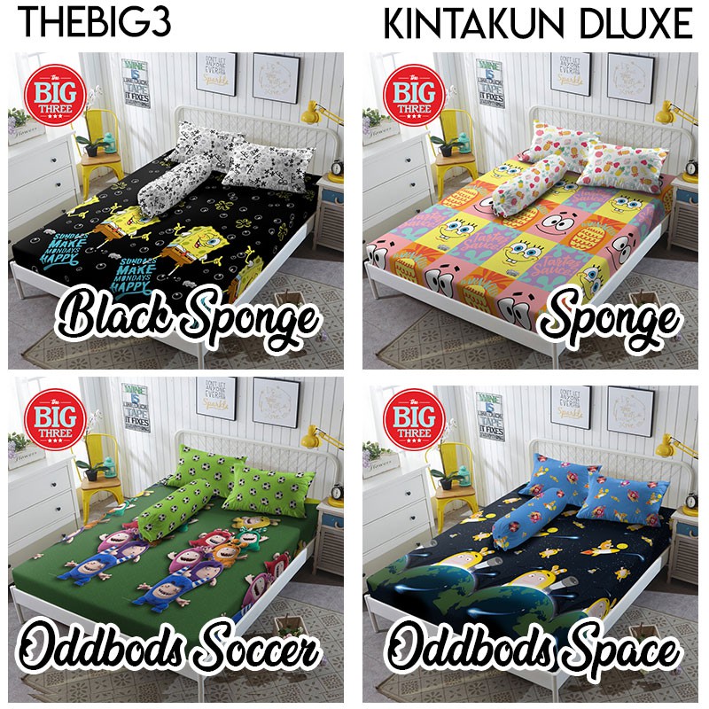 Kintakun Lite Sprei 180x200 / 160x200 cm Motif Minimalis Modern Bunga - TBT