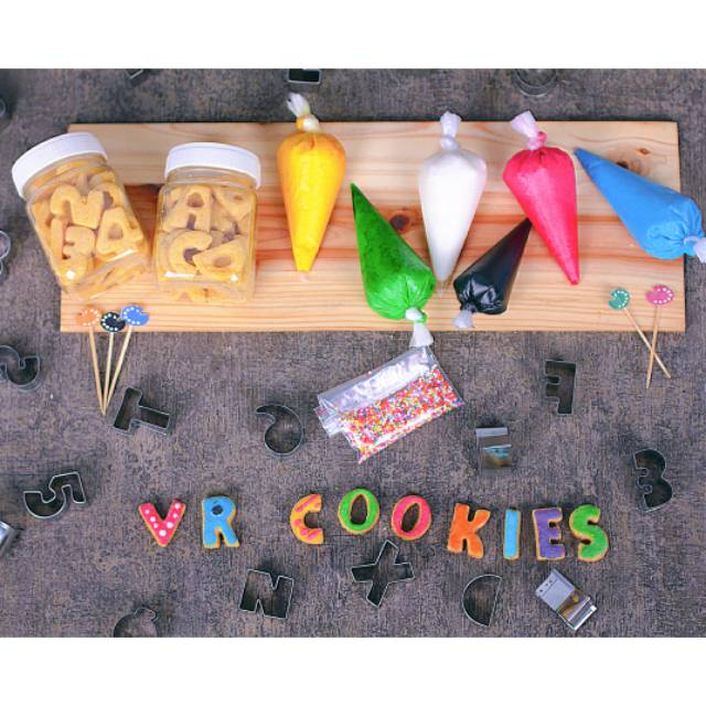 

Diy coloring cookies / kukis hias mewarnai