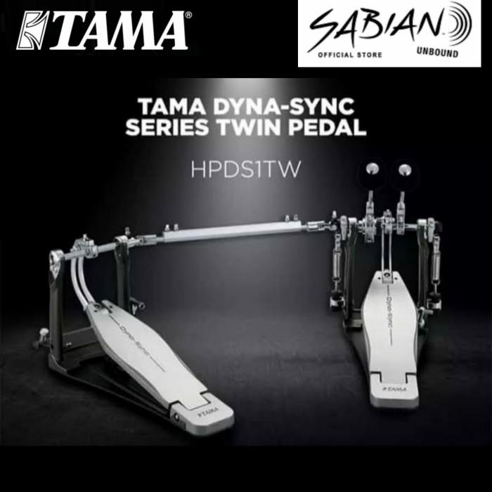 Pedal Tama Hpds1Tw Dyna Sync Direct Drive Twin/Double Bass Drum Pedal