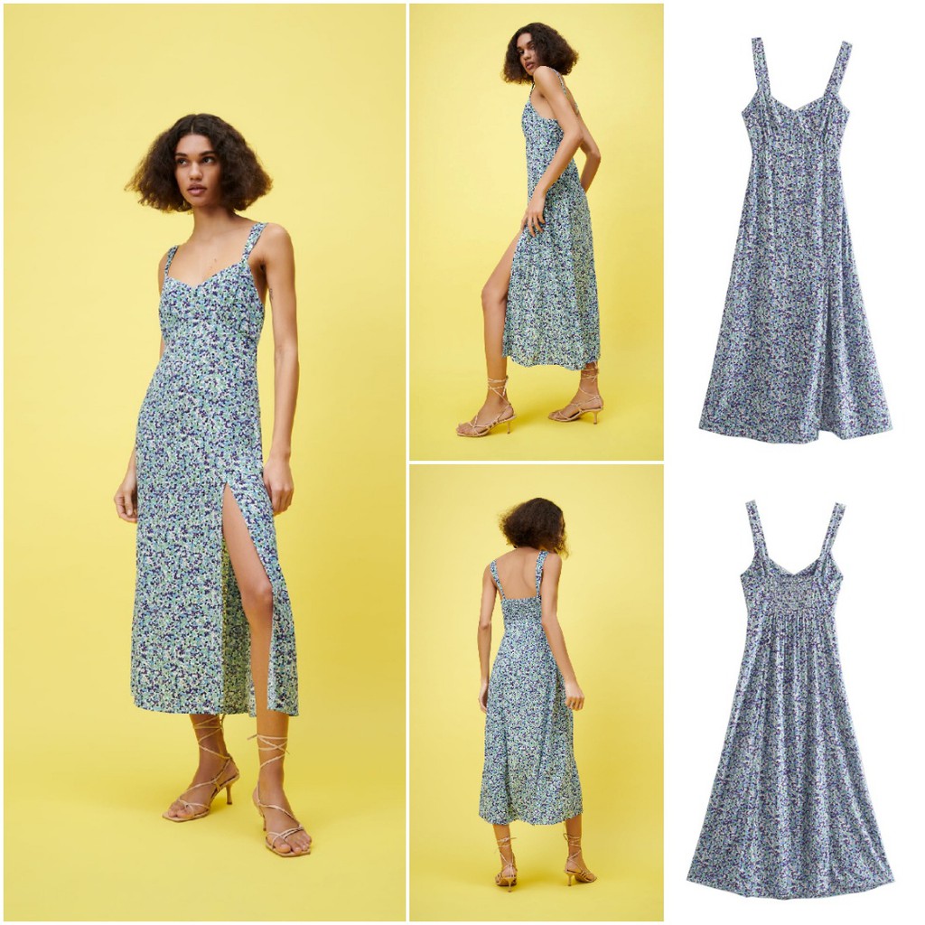 DRESS PANTAI WANITA MOTIF BUNGA PUTIH IMPORT PREMIUM 6VEN1808