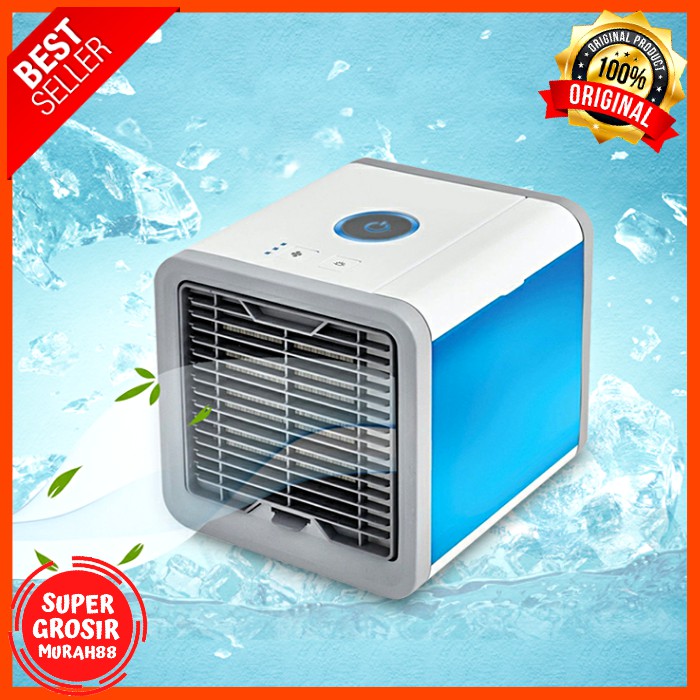 Kipas Cooler Mini Taffware HUMI Arctic Air Conditioner 8W Biru
