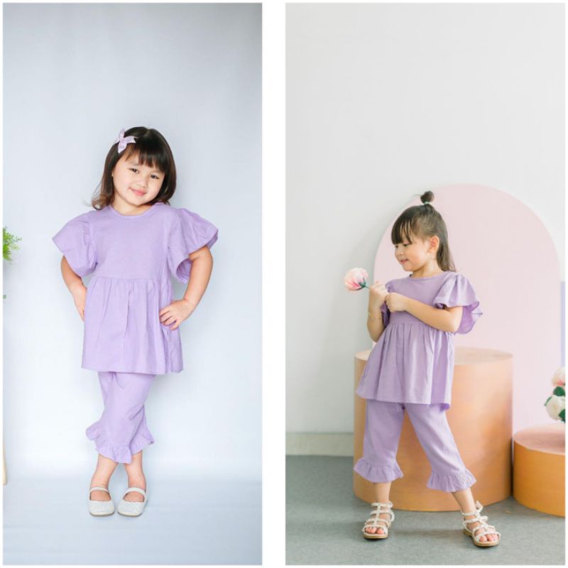 setcel bella smile ungu lilac 1-5th