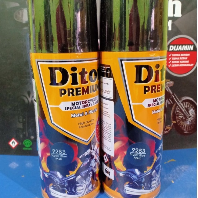 DITON Premium Pilox Pilok Cat Semprot Stylist Blue Matt (H9283*) 9283 Biru Doff Dop (400cc)