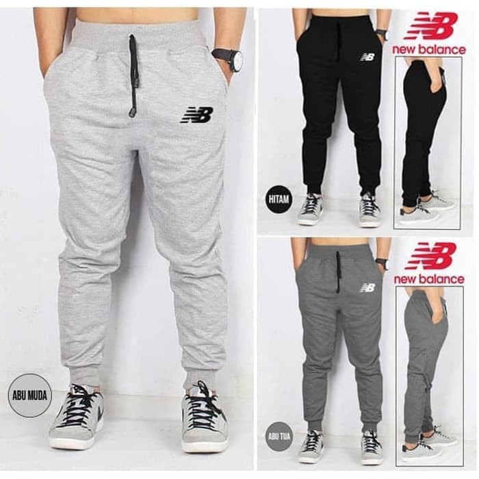 PROMO Celana Jogger Pants Sweatpants NB New Balance Training Fitnees GRADE ORI
