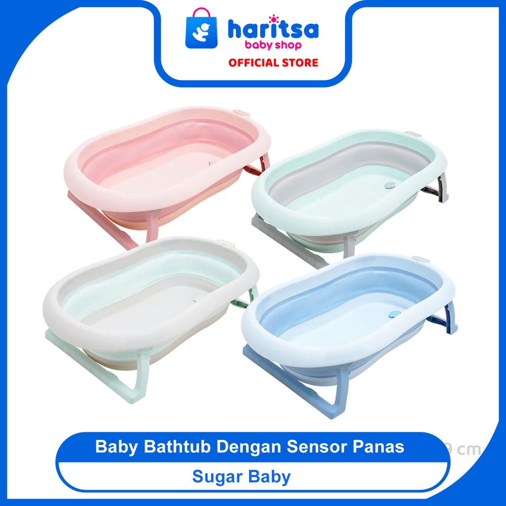 Sugarbaby foldable baby bathtub dengan sensor panas F76