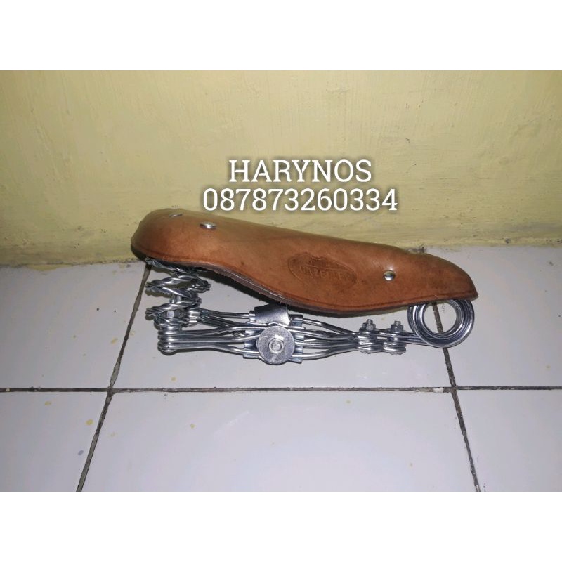 sadel gelung onthel jok sadel sepeda onthel sadel gelung krom onthel