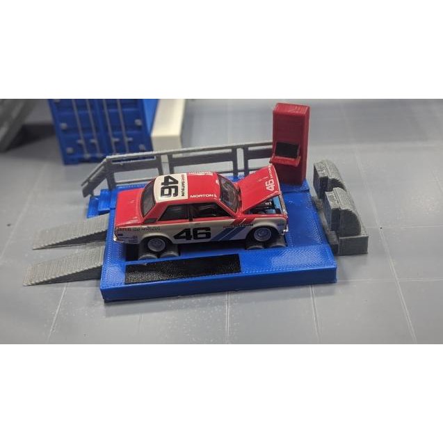｀➻ Akesoris Diorama Diecast Dyno Test skala 64 (New arrival)