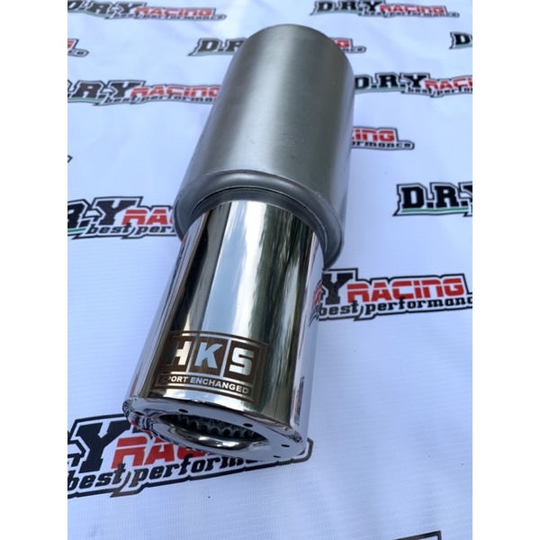 Knalpot Mobil HKS dronel silver