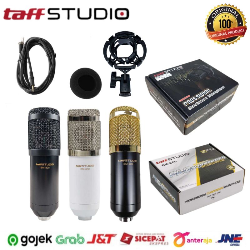 Paket Komplit Mic BM800 Soundcard V8s plus Bluetooth Stand ARM NB35 Pop Filter Recording Terbaik