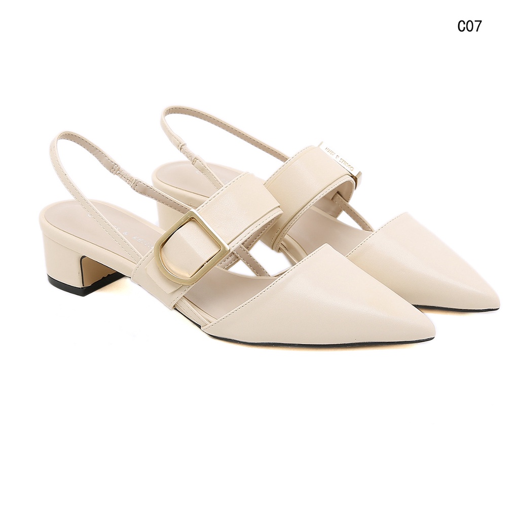 Buckle Slingback Pumps #C07