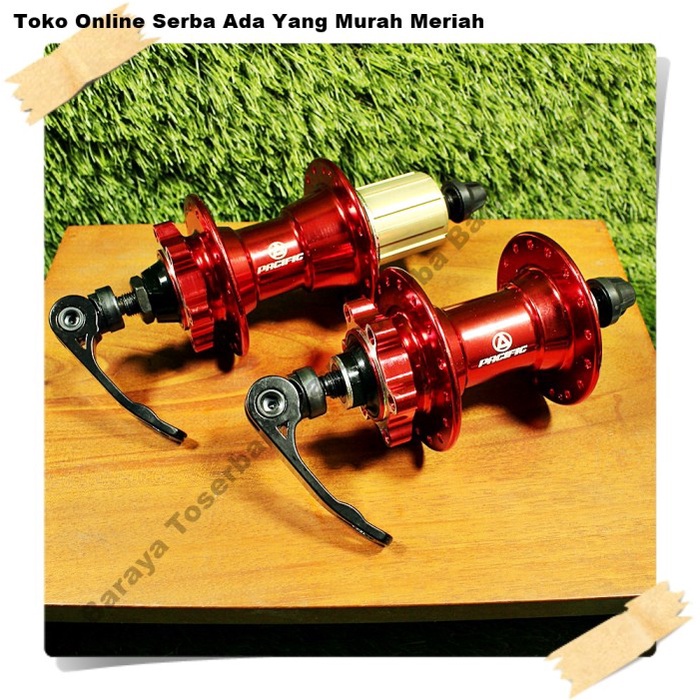 Hub Pacifik 36 Hole Merah jangkrik sepeda lipat mtb minion Merah