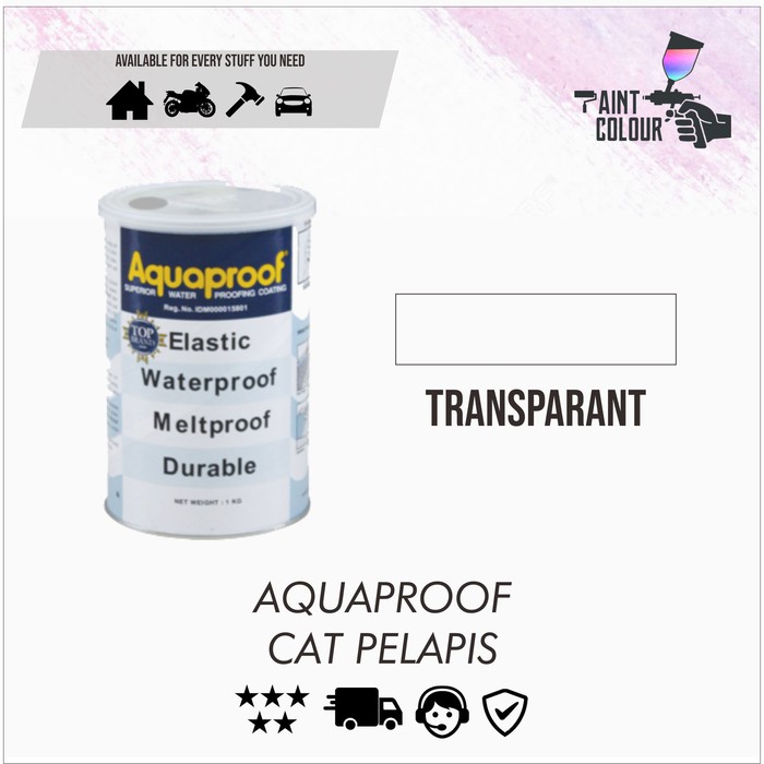 Aquaproof Cat Pelapis Anti Bocor 1KG Transparant