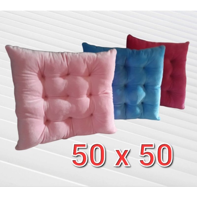 Bantal Alas Duduk/kursi sofa..( BESAR VELBOA ) POLA 50 x 50 cm