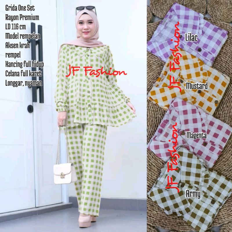 Laginta Set (RAYON VISCOSE) LD ±114cm //JF753