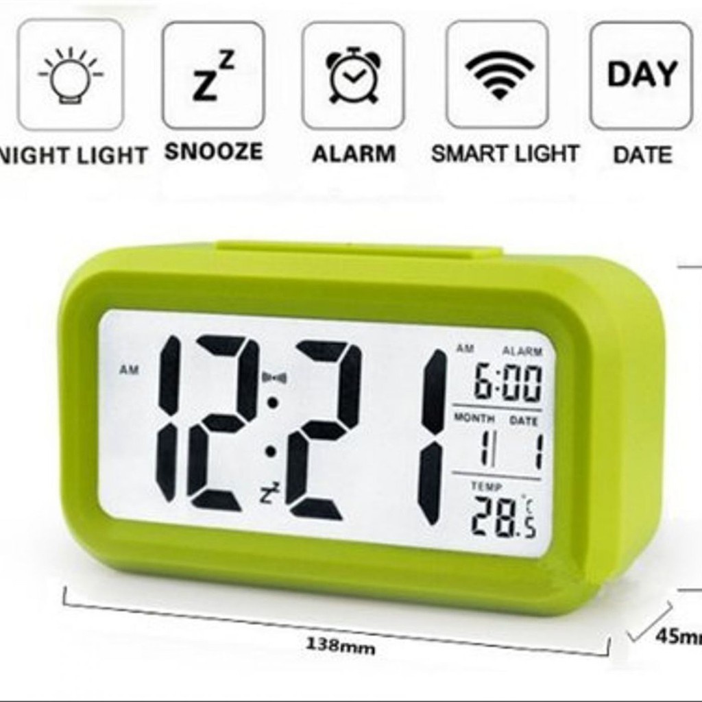 NEW...!!![COD] Jam Meja Digital LED Weker/LCD Digital Clock/Smart Digital Clock 2601-2604