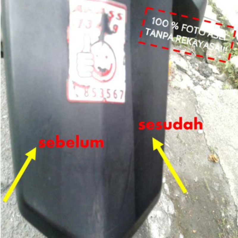 Penghitam Body Motor / Cairan Penghitam Dashboard Motor / Black Magic Penghitam Slebor 30ml / Penghitam Body Kendaraan