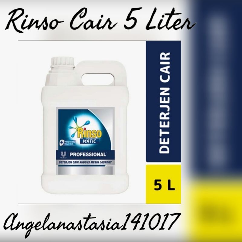 Rinso Matic Cair 5 Liter 5 Liter/rinso matic cair 5 liter 5liter