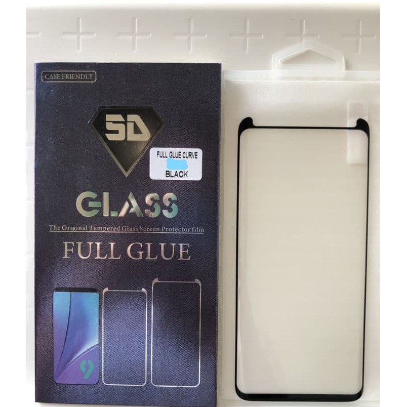 TEMPERED GLASS SAMSUNG S9 FULL GLUE 5D CURVE PREMIUM FULL COVER