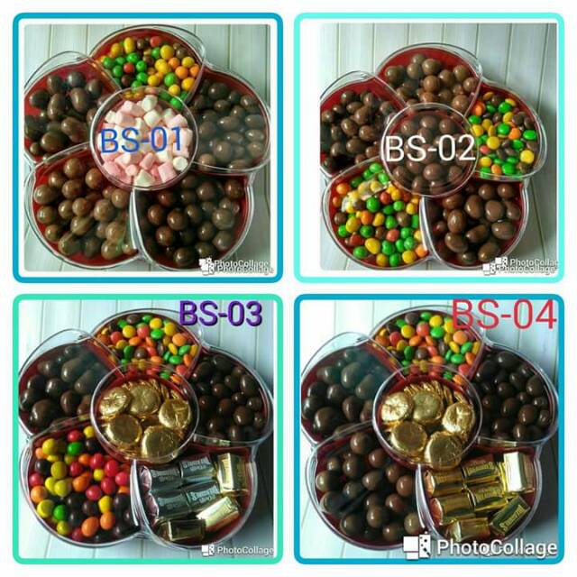 

Mix Coklat tray kembang